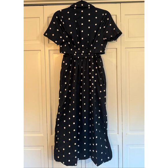 Old Navy polka dot cutout side midi dress size small - Picture 13 of 13